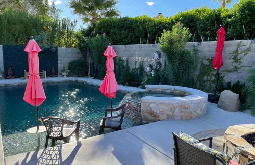 Mineral Saltwater Solar heated Pool & Spa Oasis with mountain views and Koi pond - Foto 77