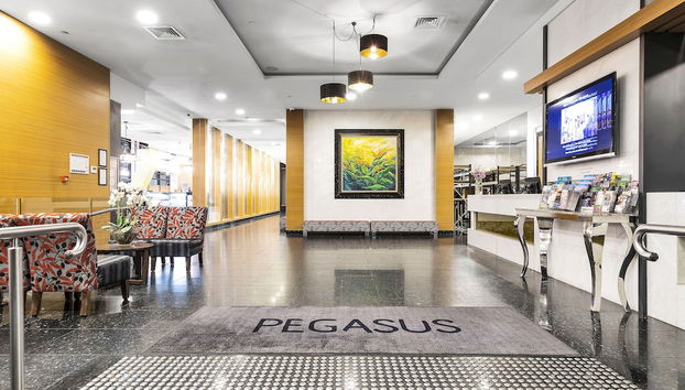 Sala de estar do lobby