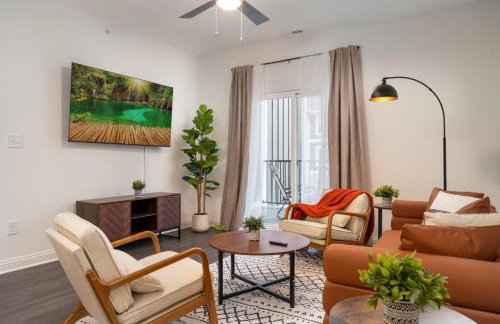 Sunrise Glow Spacious 2BR 2BA 2 King Beds Gym WFH - Foto 4