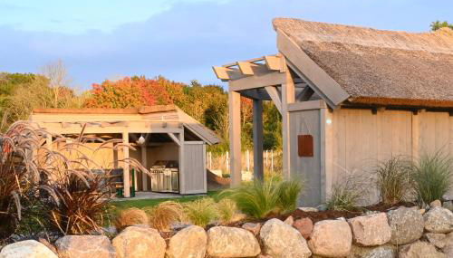 Reethaus mit zwei Doppelhaushälften für 12 Personen Käpt'n Jan Glowe - Foto 4, Garden, Garden view