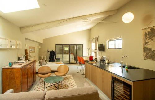 Proche l'Isle/Sorgue, loft avec SPA et Piscine - Foto 12