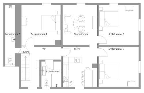 Ferienwohnung Goslar mit Parkblick am Harz - Photo 13