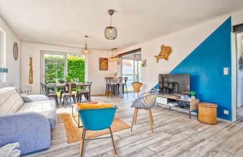 L'effet mer Maison rénovée lumineuse tout confort belle terrasse grand jardin clos sans vis à vis parking jeux pour enfants 5 mn à pied de la plage d'Asnelles et centre bourg - proche Bayeux au coeur des plages du débarquement - Foto 34