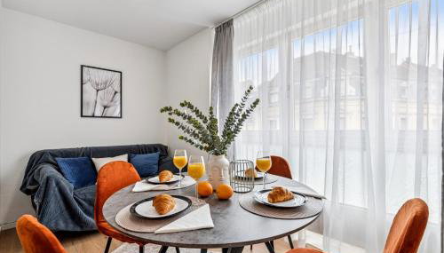 Gelbe Koffer - Family & Business 2 SZ Apartment in Neunkirchen - Self-Check-in - Balkon - Parkplatz - bis 5 Pers - Foto 5