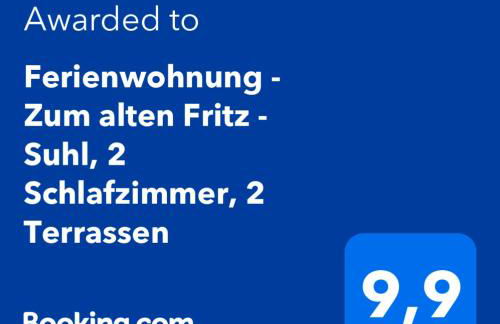 Ferienwohnung - Zum alten Fritz - Suhl, 2 Schlafzimmer, 2 Terrassen - Photo 2