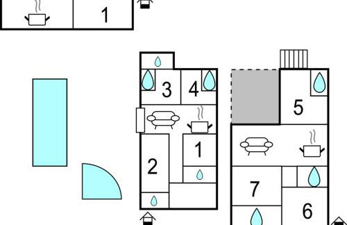 7 Bedroom Awesome Home In Polaca - Foto 55