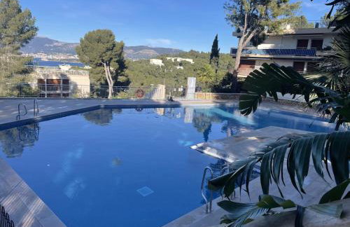 Vue mer incroyable, piscine, tennis et accès plage - 3 chambres - Photo 28