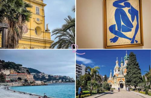 3P 72m2 Climatisé Vue exceptionnelle Cathédrale St Nicolas et Mer - Foto 24