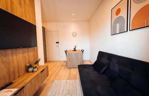 Apto com 1 quarto e sacada com churrasqueira - Foto 7