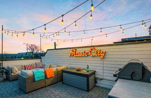 New NashVegas Downtown Rooftop City Views 13Beds - Foto 57