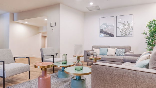 Sala de estar do lobby