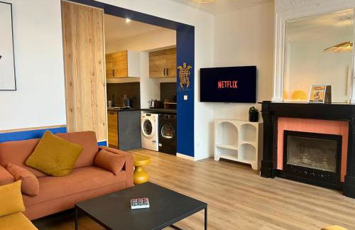 L'Horizon Bleu - Appartement 4 chambres avec cour au centre Bourbourg - Foto 10