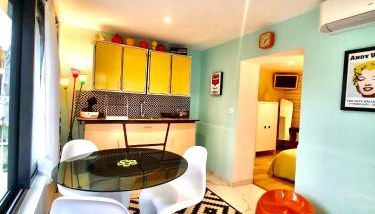 La Maison Pop Appartement meublé indépendant avec jardin - Foto 3, stove, minibar
