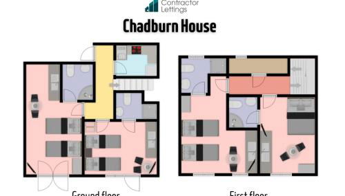 4 Bedroom 4 Bathroom Contractor House with Secure Locks on Each Bedroom Managed by Your Lettings Short Lets & Serviced Accommodation Peterborough including FREE Parking and WiFi - Foto 3