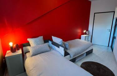 Idéal groupe tarif long séjour maison 4chambres 8lits 2salles de bain 3wc terrasse stationnement gratuit - Foto 6