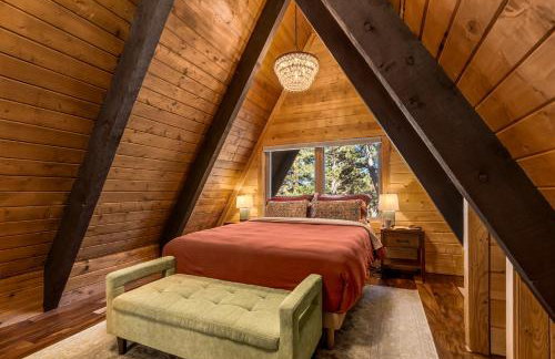 Timber A-Frame, Large Deck, Hot Tub, Fireplace - Foto 37