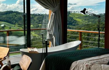 Cabana Nórdica com Maravilhosa Vista da Serra - Foto 36