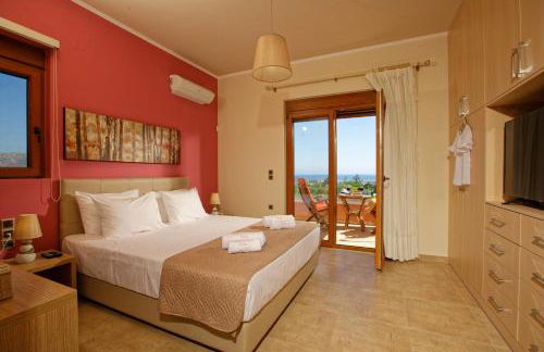 Cretan Vineyard Hill Villa Private Pool, Panoramic View, Beautiful Vineyard - Foto 42