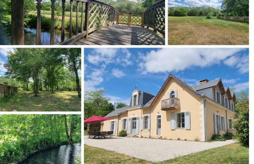 Luxe et tranquillité au vert: maison 6 chambres, piscine, proche du Mans, idéale familles et groupes - FR-1-410-361 - Foto 21