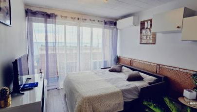 Studio 2 personnes Vue Mer Climatisé Linge Maison - Foto 2