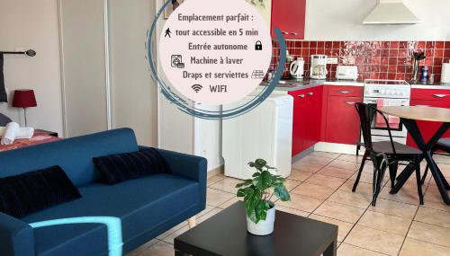 Studio Revy 2 - Centre Ville - Foto 1, stove, storage, heating, toaster