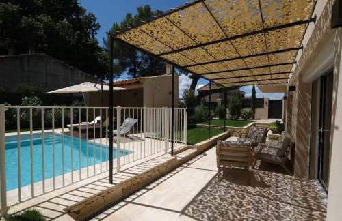 Air-conditioned villa heated pool Alpilles, sleeps 8 LS1-456 - Foto 12