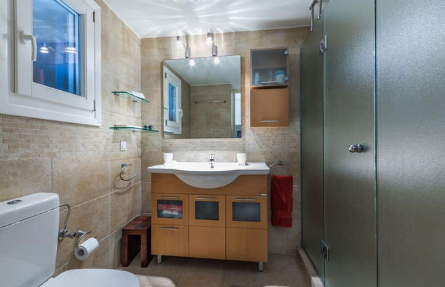 Inviting 8-bed Villa in Ermoupoli - Villa Blueros - Foto 12