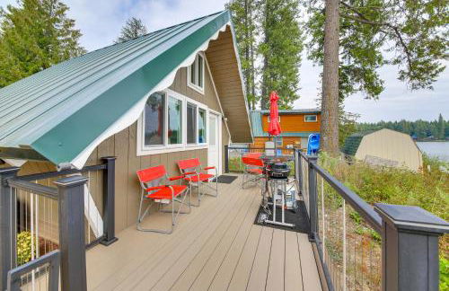 Steps to Sacheen Lake Cute Studio Cabin with Deck - Foto 18