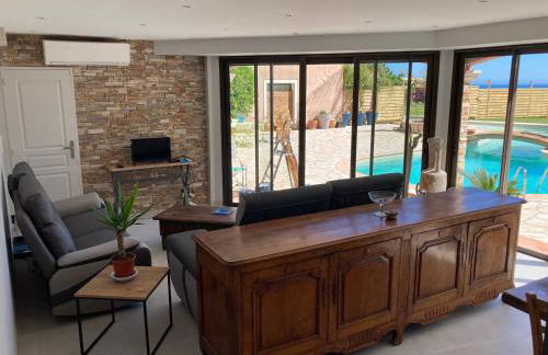 Maison vue mer avec piscine sur la Côte d'Azur - Photo 22