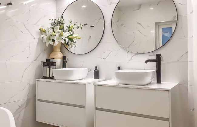 Modern Beautiful Pool And Sea Apt Qawra - Foto 18