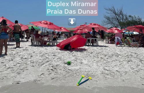 Duplex Miramar Praia das Dunas - Pé na Areia - Ar Condicionado - Foto 60