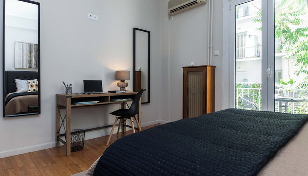 Fashionable Apt in Ano Kipseli w Balcony - Foto 3, Habitación