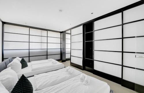 Penthouse 232QM, 12 Personen, Whirlpool, Terrasse, Parkplatz 25min bis Düsseldorf Messe - Foto 19