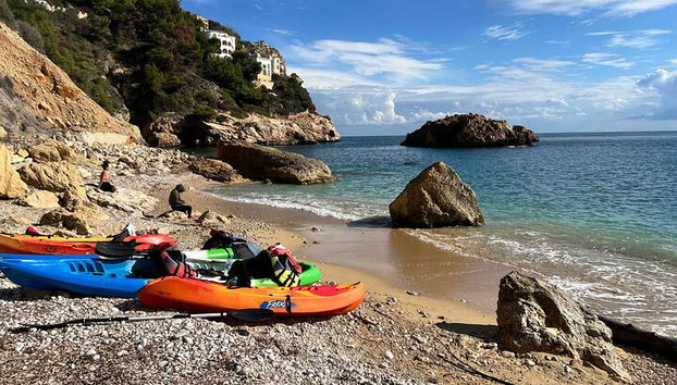 Kajak-Granadella-geführter Ausflug zu seinen Höhlen und Cala en Caló - Foto 3