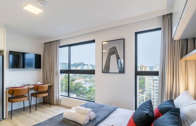 RUP Studios Equipados em Prédio Piscina - Foto 23