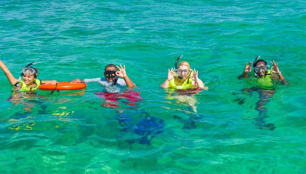 Snorkel en el mar Caribe