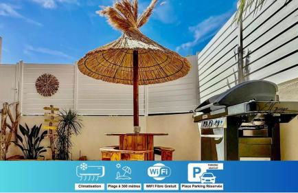 SETE EVASION Jardin, Parking privé gratuit, Climatisé, Wi-Fi, à 5mn plage, tout Confort - Foto 1