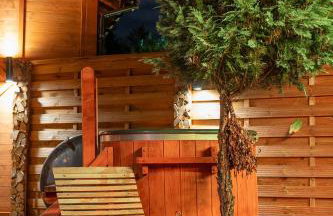 Domki Forest sauna jacuzzi balia Darłowo Darłówko Rusko - Foto 37