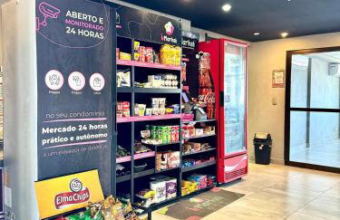 (1406) Studio Elegante com Vista Mar - Foto 41