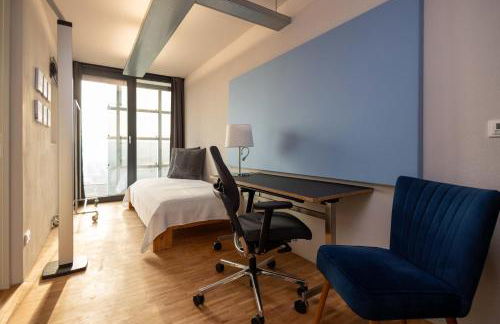 Apartment "Little Manhattan" - Business-27 qm-ruhig-Parkplatz-Arbeitsplatz-Aussicht - Foto 13