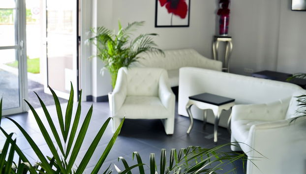 Sala de estar do lobby