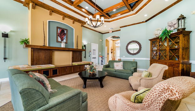 Zona de estar del vestíbulo