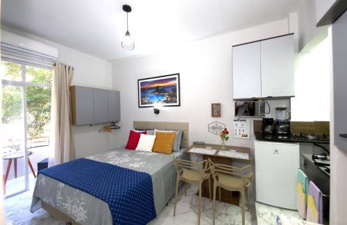 Apartamento tipo studio com uma linda sacada - Foto 2