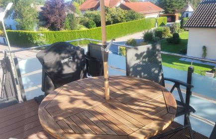 Super Ferienwohnung mit zwei Schlafzimmern und Fitnessraum süd-östlich von München - Foto 32