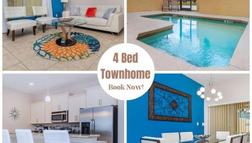 Private 4 Bed 3 Bath Townhome - Cozy family vacation home sleeps up to 10 guests - Foto 3