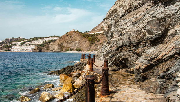 Vue sur la côte d'Almuñécar