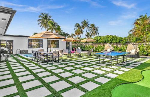 Lux Villa Heated Pool, Gym, Games, Golf, Near Beach - Foto 46