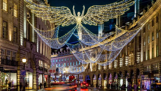 Free tour natalizio di Londra - Foto 3, Gli angioletti di Regent Steet