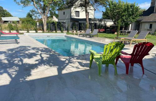 Gîte de Mont-Près-Chambord au cœur des Châteaux de la Loire "avec piscine privée" - Foto 57