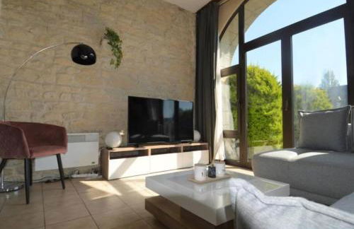 Appartement lumineux et cosy avec jardin vue sur chateau près Port en Bessin, Bayeux et Omaha Beach - Foto 11